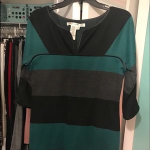 Max studio poly/ray/spandex dress